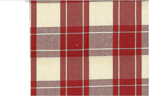 3177/1 RED BOHO DECOR CHECKS PLAIDS INDIAN PINK CORAL RED PURPLE