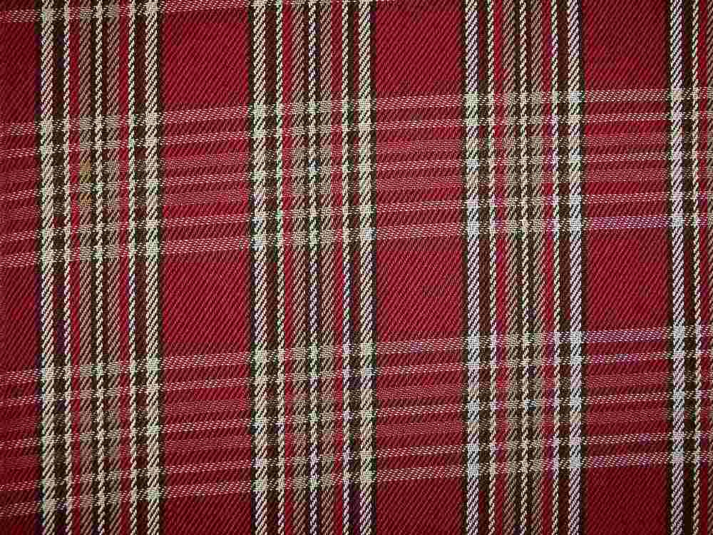 1125/2 RED PINK CORAL RED PURPLE CHECKS PLAIDS FARMHOUSE DECOR SOUTHWEST COUNTRY STYLE