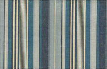 Load image into Gallery viewer, 2237/1 BLUE CREAM LIGHT BLUES STRIPES COUNTRY STYLE COASTAL LIVING
