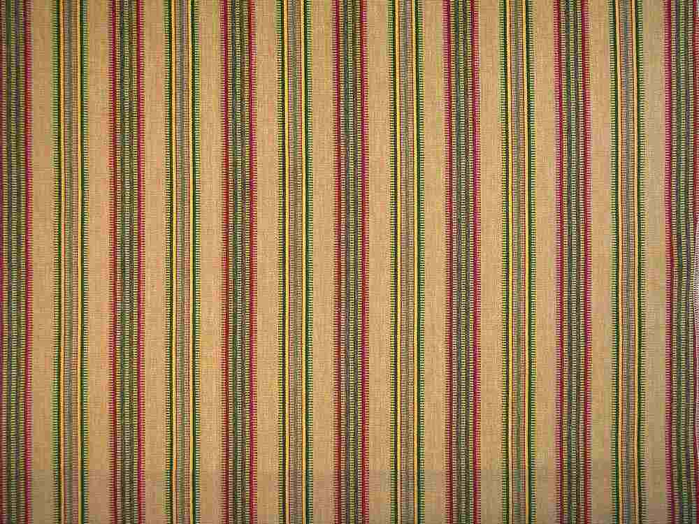 2116/1 SAND/MULTI COUNTRY STYLE PINK CORAL RED PURPLE SOUTHWEST DECOR STRIPES