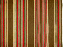 Load image into Gallery viewer, 2131/1 BROWN/RED FARMHOUSE DECOR SOUTHWEST ETHNIC STRIPES
