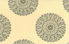 Load image into Gallery viewer, 0941/3 SMOKE BLOCK PRINT LOOK INDIAN DECOR NEUTRALS COTTON
