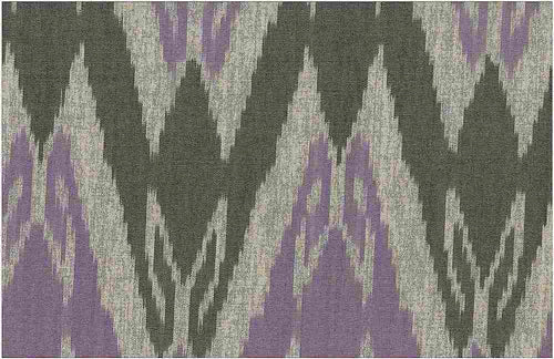 1095/5 ORCHID/CHESTNUT HANDWOVEN IKAT LOOK PINK CORAL RED PURPLE