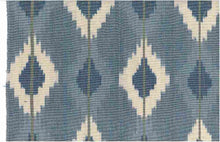 Load image into Gallery viewer, 1510/2 PURE BLUES BOHO DECOR HANDWOVEN IKAT LOOK INDIAN LIGHT BLUES SOUTHWEST
