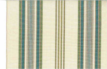 Load image into Gallery viewer, 2222/5 TEAL AQUA TEAL GREEN COASTAL LIVING COUNTRY STYLE STRIPES

