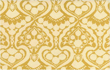 Load image into Gallery viewer, 0946/6 SUN BLOCK PRINT LOOK INDIAN DECOR COTTON SAND GOLD YELLOW
