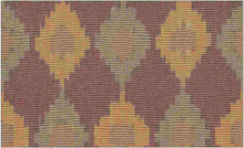 Load image into Gallery viewer, 1515/1 CAYENNE BOHO DECOR HANDWOVEN IKAT LOOK INDIAN PINK CORAL RED PURPLE SOUTHWEST
