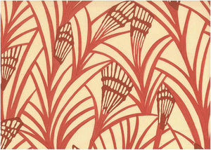 0969/3 CORAL INDIAN DECOR PINK CORAL RED PURPLE PRINTS COTTON
