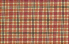 Load image into Gallery viewer, 3185/1 PAPRIKA MULTI PINK CORAL RED PURPLE CHECKS PLAIDS SOUTHWEST DECOR BOHO COUNTRY STYLE INDIAN
