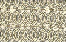 Load image into Gallery viewer, 0972/3 PEWTER BLOCK PRINT LOOK INDIAN DECOR NEUTRALS COTTON
