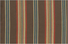 Load image into Gallery viewer, 2276/3 BROWN BOHO DECOR SOUTHWEST ETHNIC STRIPES
