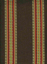 Load image into Gallery viewer, 2291/1 BROWN/MULTI JACQUARDS NEUTRALS SOUTHWEST ETHNIC STRIPES DECOR
