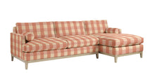 Load image into Gallery viewer, 3163/13 BLUSH CHECKS PLAIDS COUNTRY STYLE PINK CORAL RED PURPLE
