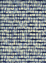 Load image into Gallery viewer, 0993/1 INDIGO BOHO DECOR DARK BLUES MODERN STYLE PRINTS COTTON
