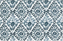 Load image into Gallery viewer, 0997/3 CHINA BLUES/WHITE DARK BLUES IKAT LOOK INDIAN DECOR PRINTS COTTON

